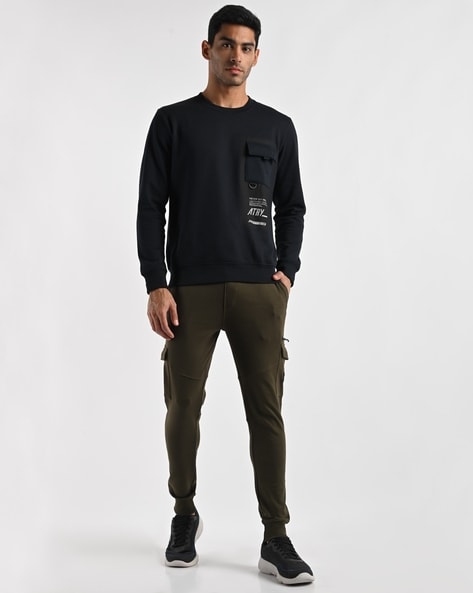 Buy Olive Green Track Pants for Men by ALTHEORY SPORT Online