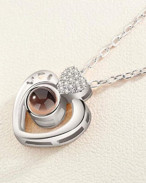 Buy Silver-Toned Necklaces & Pendants for Women by Vendsy Online | Ajio.com
