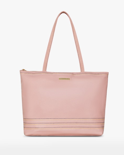 Kate Spade - Light Pink Leather Bowler Bag – Current Boutique