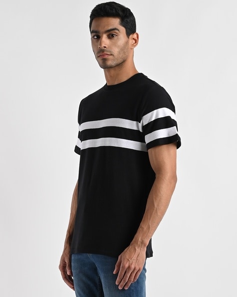 Buy Jet Black Tshirts for Men by ALTHEORY Online | Ajio.com