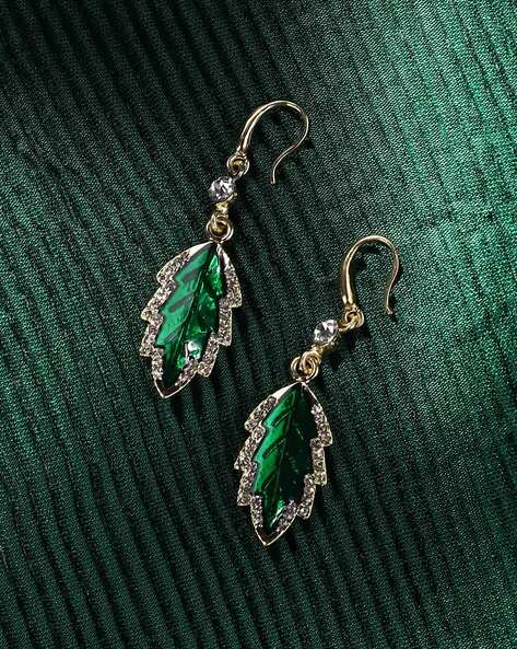 Sage Green Teardrop Earrings - Verdier Jewelry