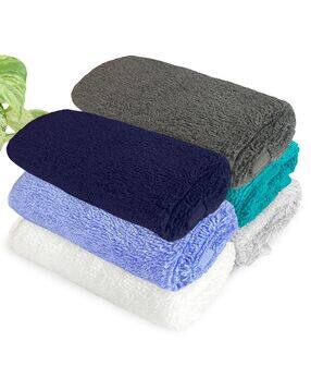 Set of 6 Quick Absorbent Face Towels-image-11