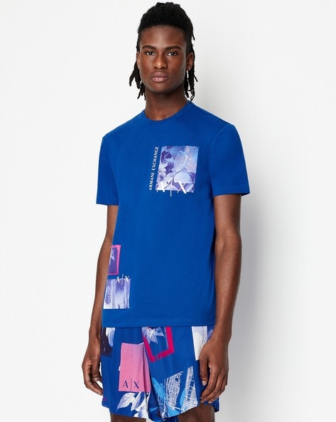 Buy Blue Tshirts for Men by ARMANI EXCHANGE Online Ajio