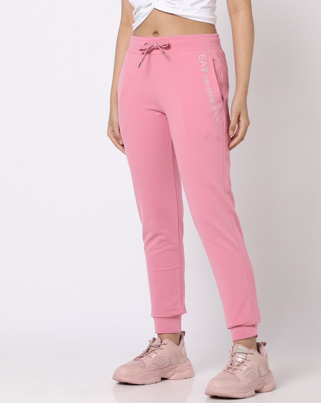 Buy Pink Track Pants for Women by EA7 Emporio Armani Online  Ajiocom