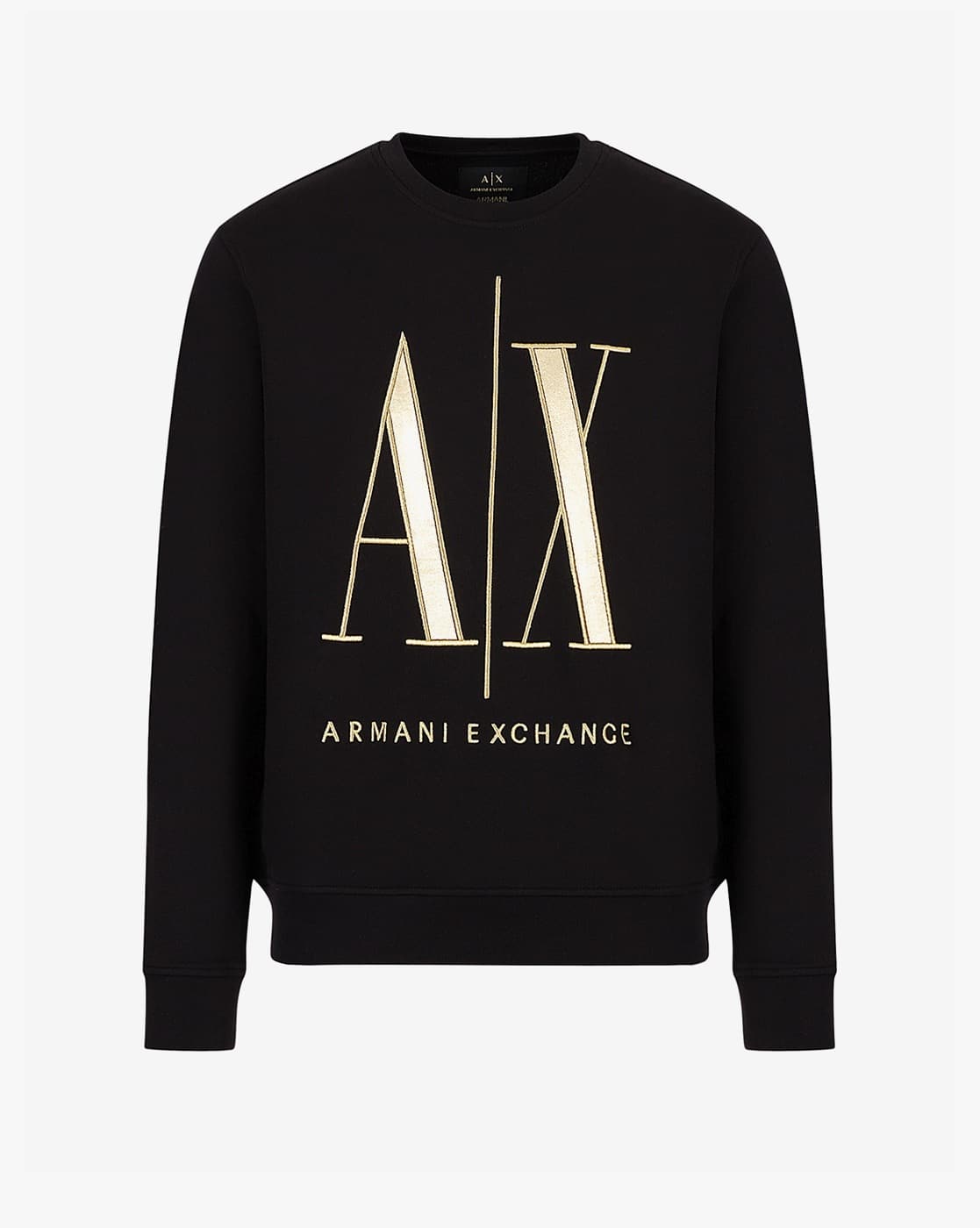 SUMARI MOTION LOGO CREW NECK SWEAT P/O Buy Black Sweatshirt