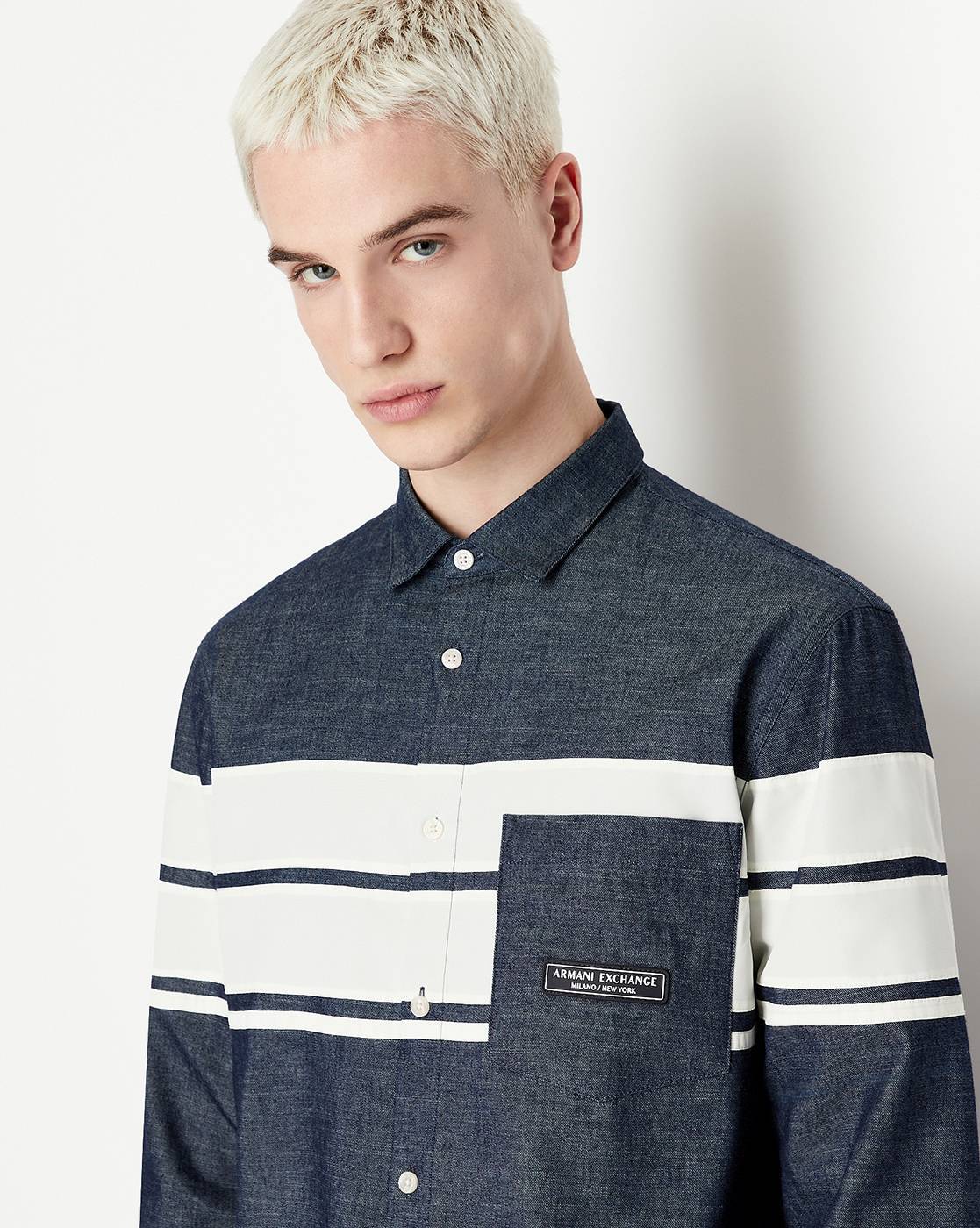 Buy Blue Shirts for Men by ARMANI EXCHANGE Online Ajio