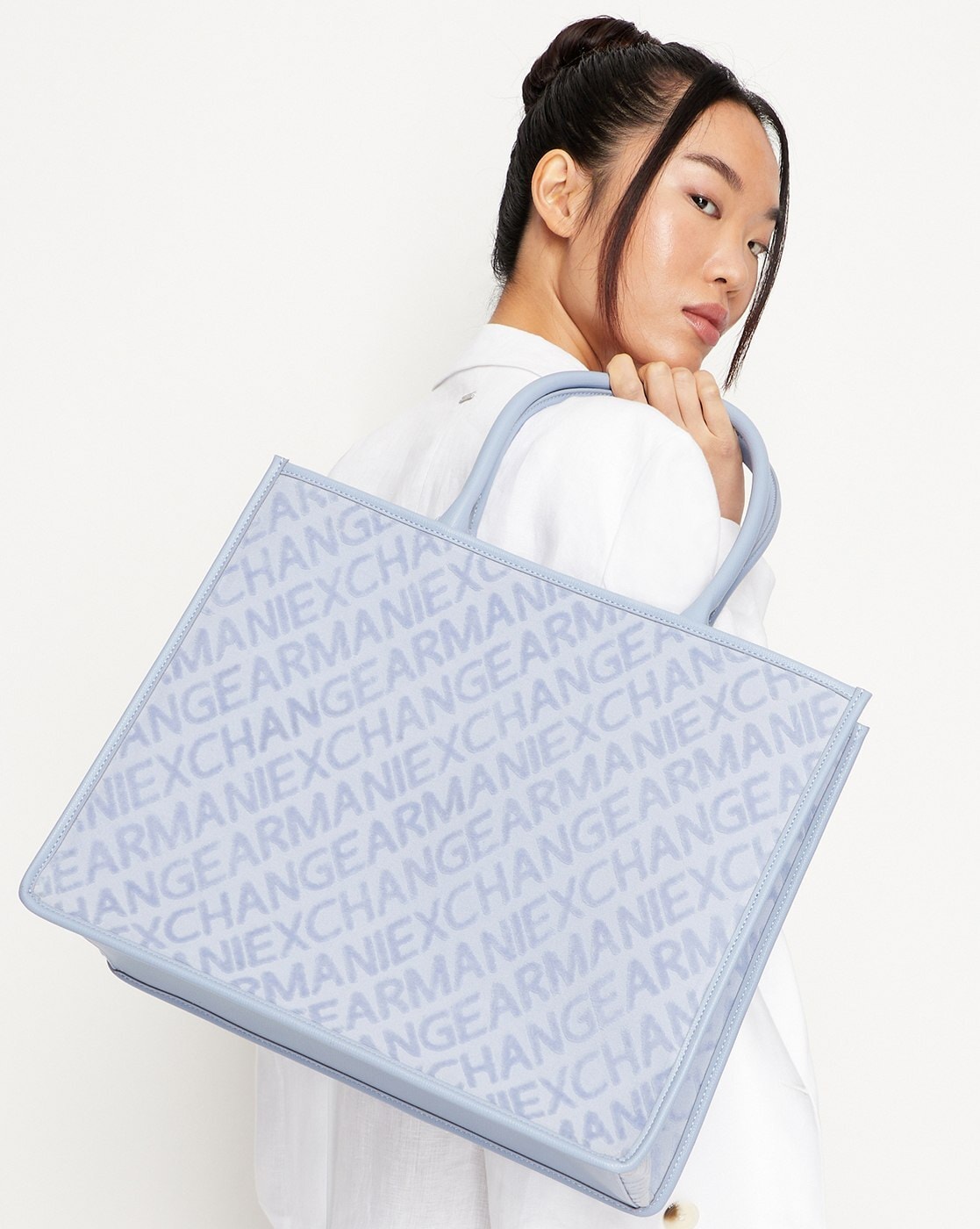 Buy Blue Handbags for Women by ARMANI EXCHANGE Online Ajio