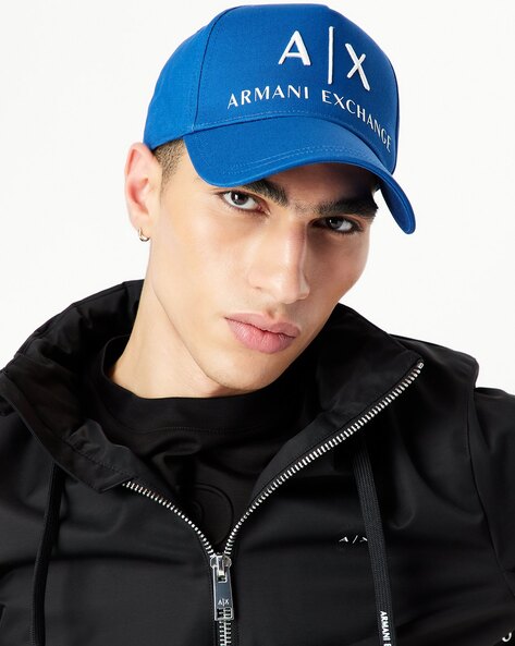 Buy Blue Caps & Hats for Men by ARMANI EXCHANGE Online