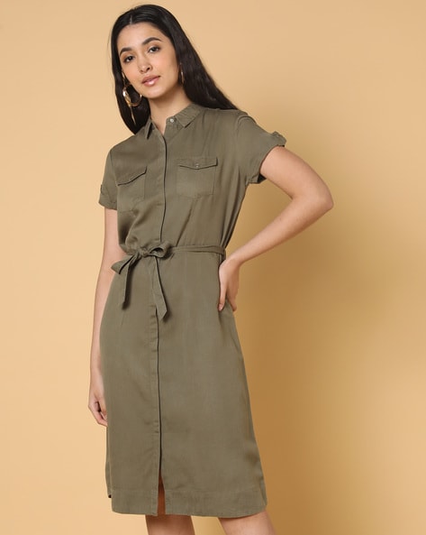 Buy Olive Dresses for Women by KRAUS Online