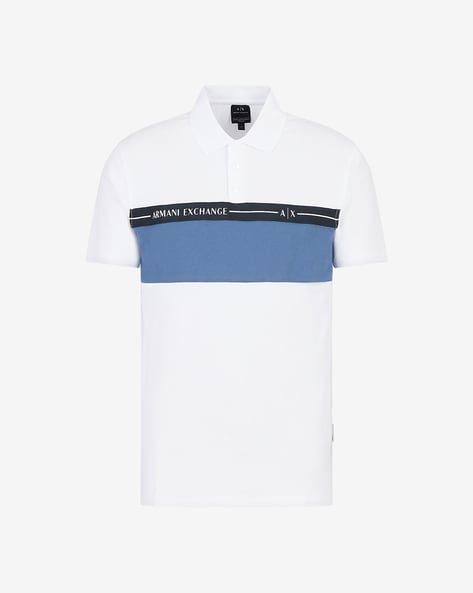 Armani exchange collar clearance t shirts