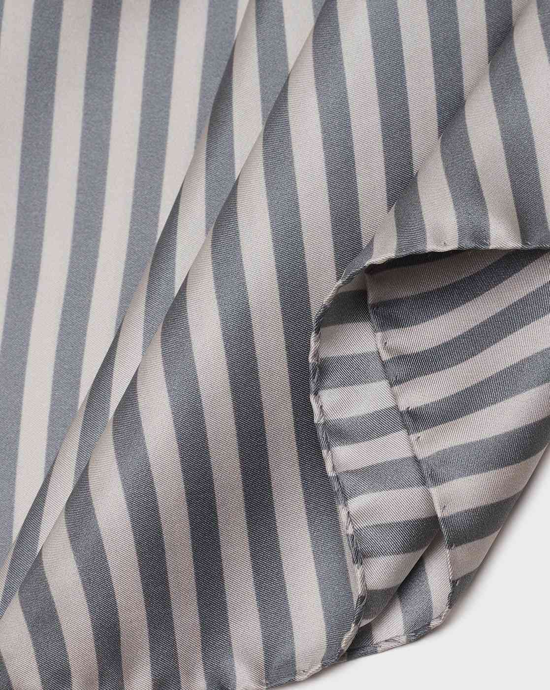 Buy GIORGIO ARMANI Men Striped Scarf with Maxi Logo Detailing | Grey Color  Men | AJIO LUXE