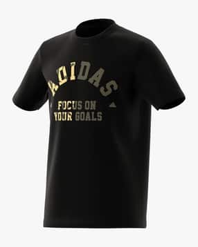 adidas kids Brand Print Crew-Neck T-Shirt-picture-24