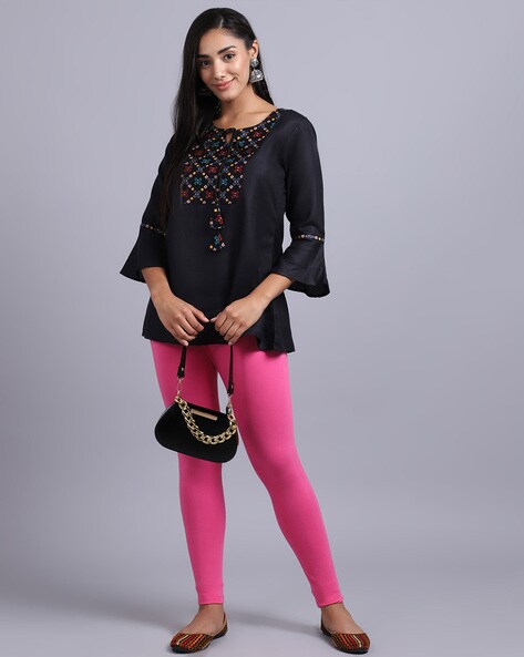 Gracit Multicolor Regular Fit Leggings