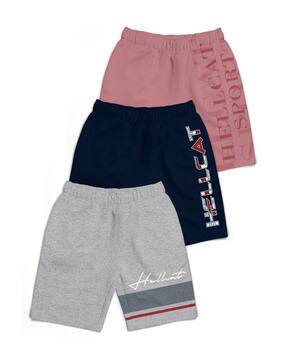 hellcat Pack of 3 Shorts with Elasticated Waistband-picture-52