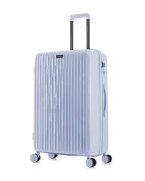 nasher miles Striped Hard-Body Trolley Bag-picture-37