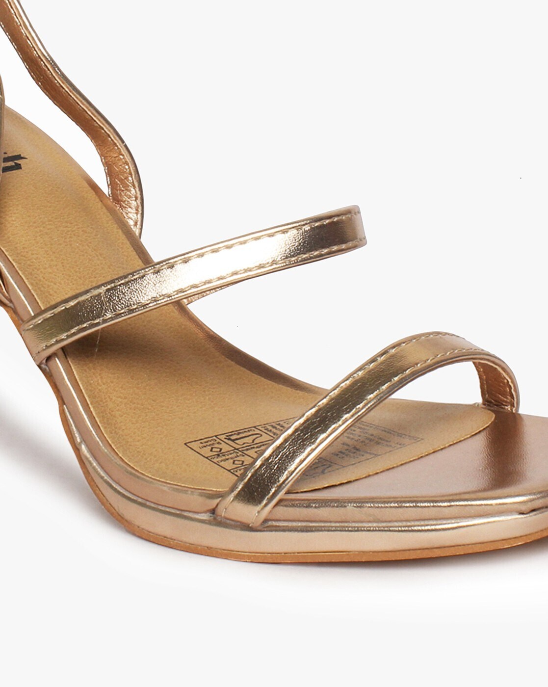 Buy Rose Gold Flat Sandals for Women by FIONI by Payless Online | Ajio.com