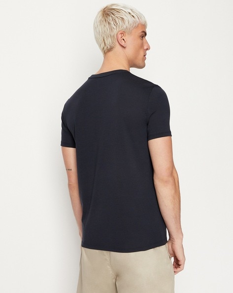 Slim Fit Crew-Neck T-Shirt with Embroidery