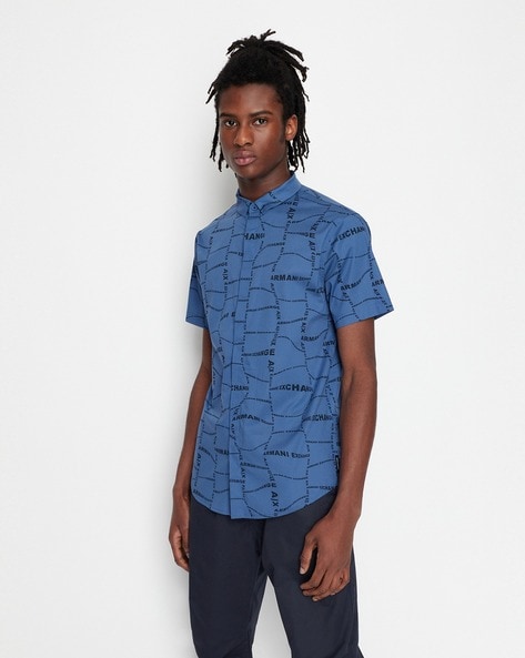 Buy Blue Shirts for Men by ARMANI EXCHANGE Online Ajio