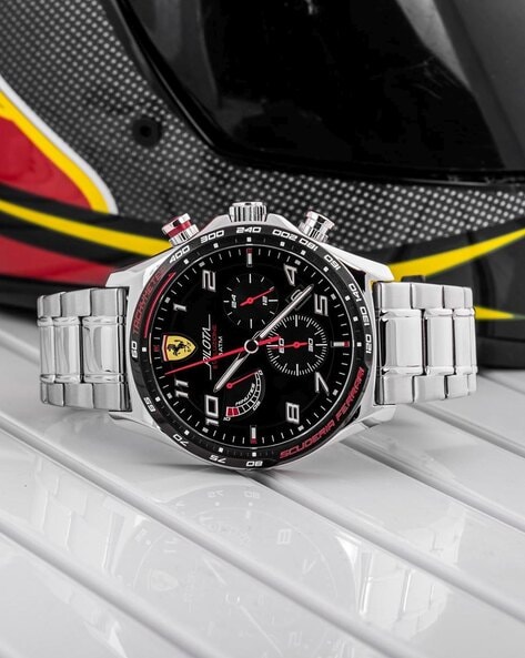 Ferrari watch silver hot sale