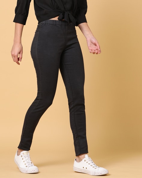 Buy Black Jeans & Jeggings for Women by KRAUS Online