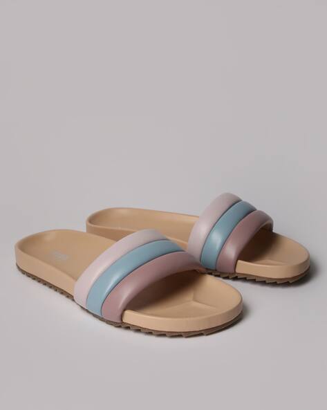 Buy Mauve Flat Sandals for Women by Buda Jeans Co Online  display picture 2