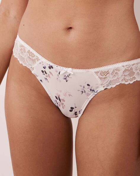 1Pc Womens Lace Panties Underwear Bow Bikini Panty for Ladies Low-rise  Seamless Hipster Breathable Soft Stretch Panty Underpants Skin Color XL 