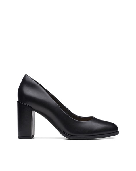 Buy Black Heeled Shoes for Women by CLARKS Online Ajio