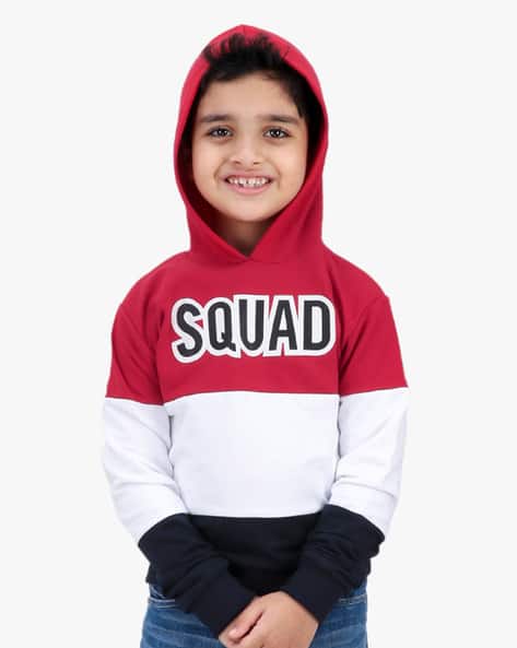 Buy Red Sweatshirts Hoodie for Boys by NOT BAD BOY Online