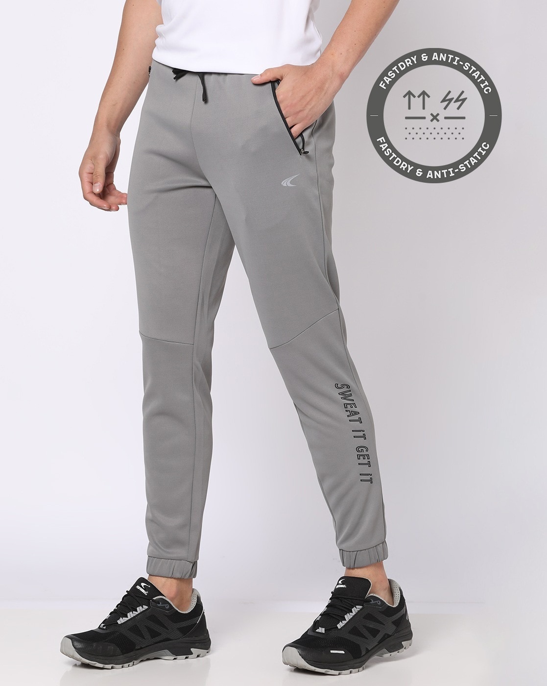 Buy Grey Track Pants for Men by D-PASSION Online | Ajio.com