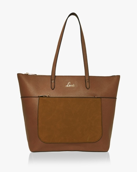 Buy LAVIE Women Brown Satchel Tan Online @ Best Price in India