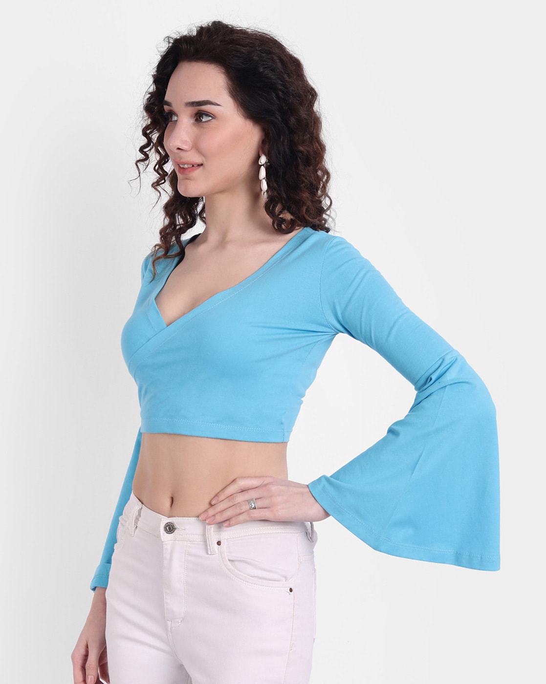 Buy Aqua Tops for Women by COLOR CAPITAL Online