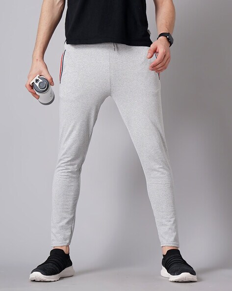 Men Ankle-Length Joggers with Elasticated Waist