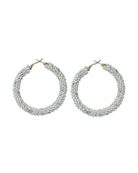 Moonstruck Traditional Indian Chandbali Oxidised Metal Hoop Earring fo –  www.Moonstruckinc.com