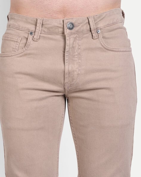 Buy Beige Jeans for Men by MEGHZ Online