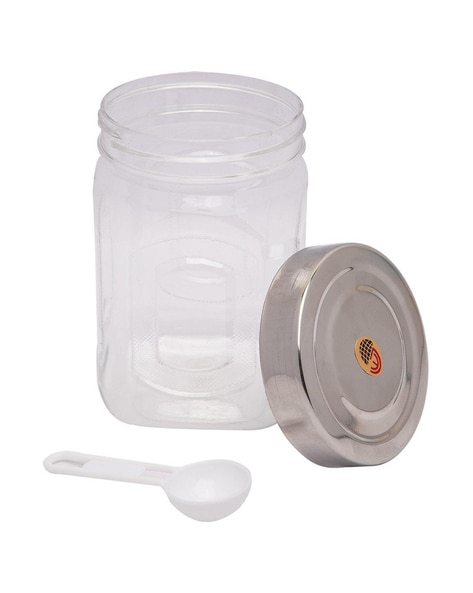 Market99 Glass Jar With Lid And Spoon - Food Storage, Kitchen