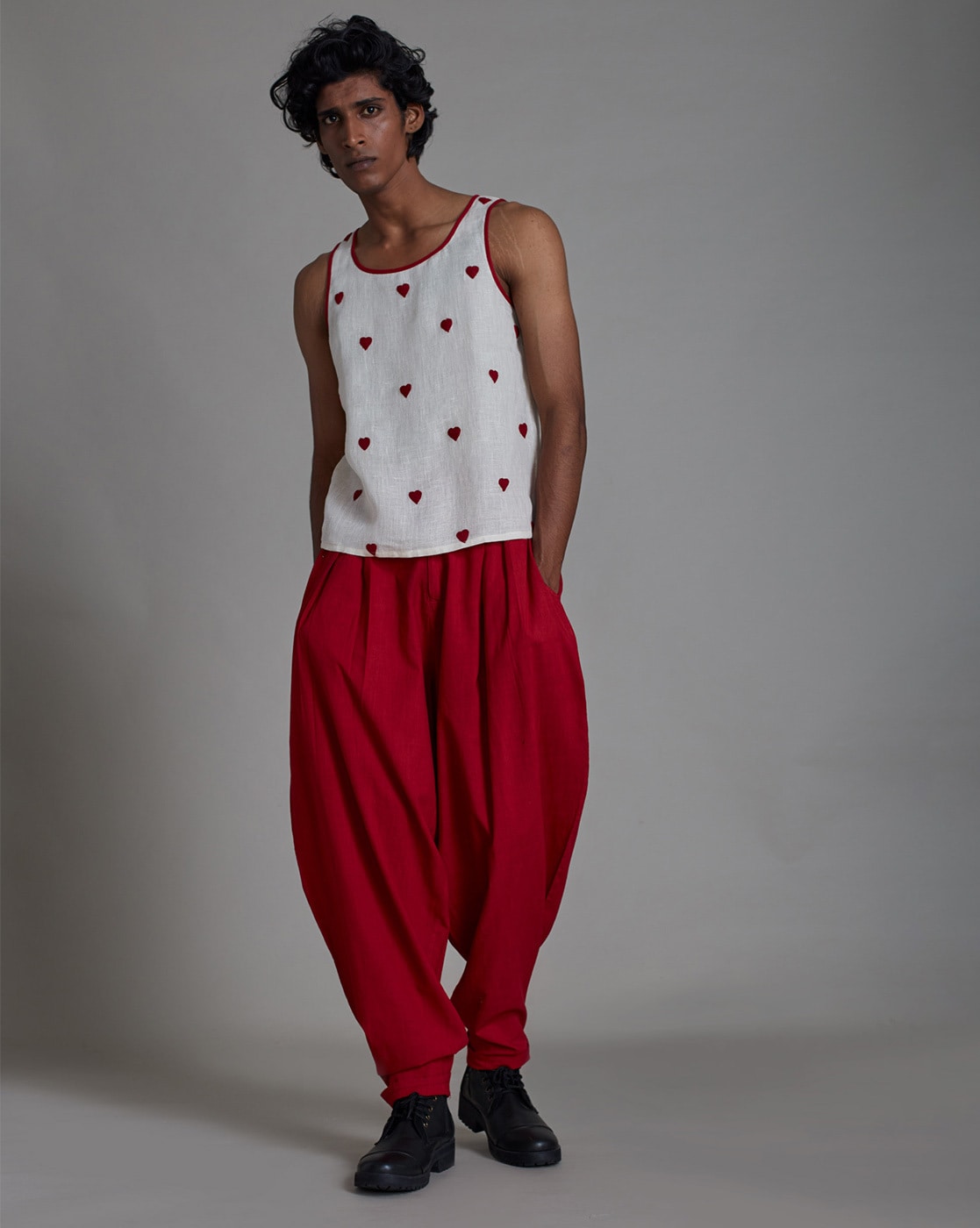 Nara Straight Fit Cropped Trousers