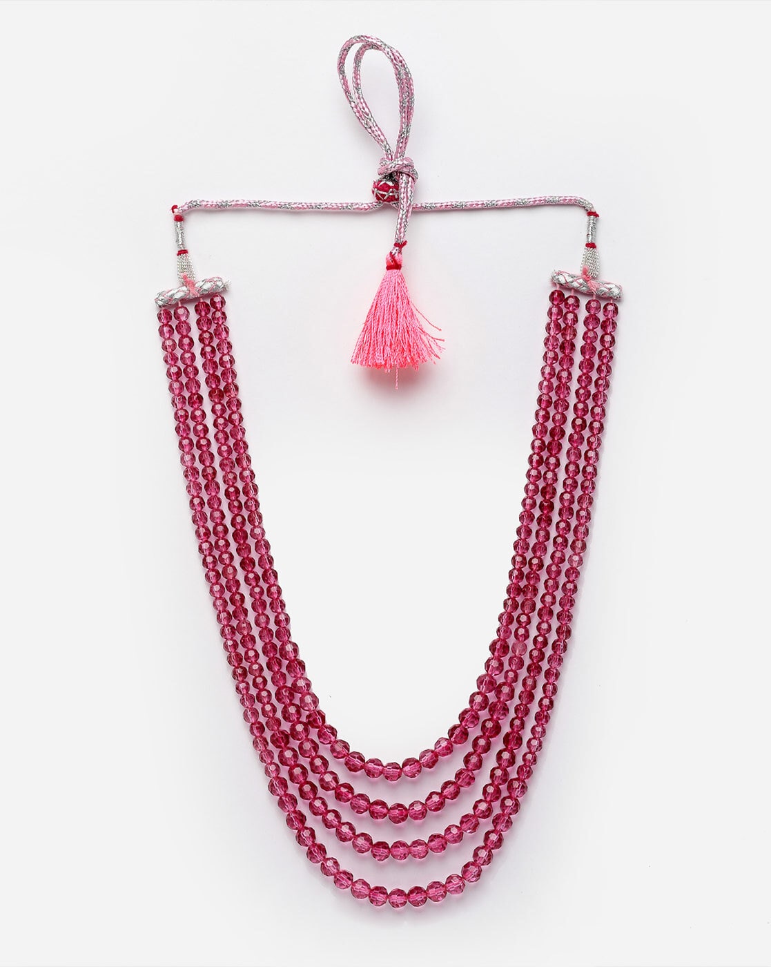 Glitzy Pink and Purple Gemstone with Geru Beads Necklace – Deara Fashion  Accessories
