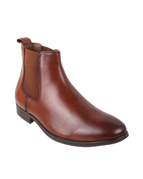 Buy Tan Boots for Men by Metro Online