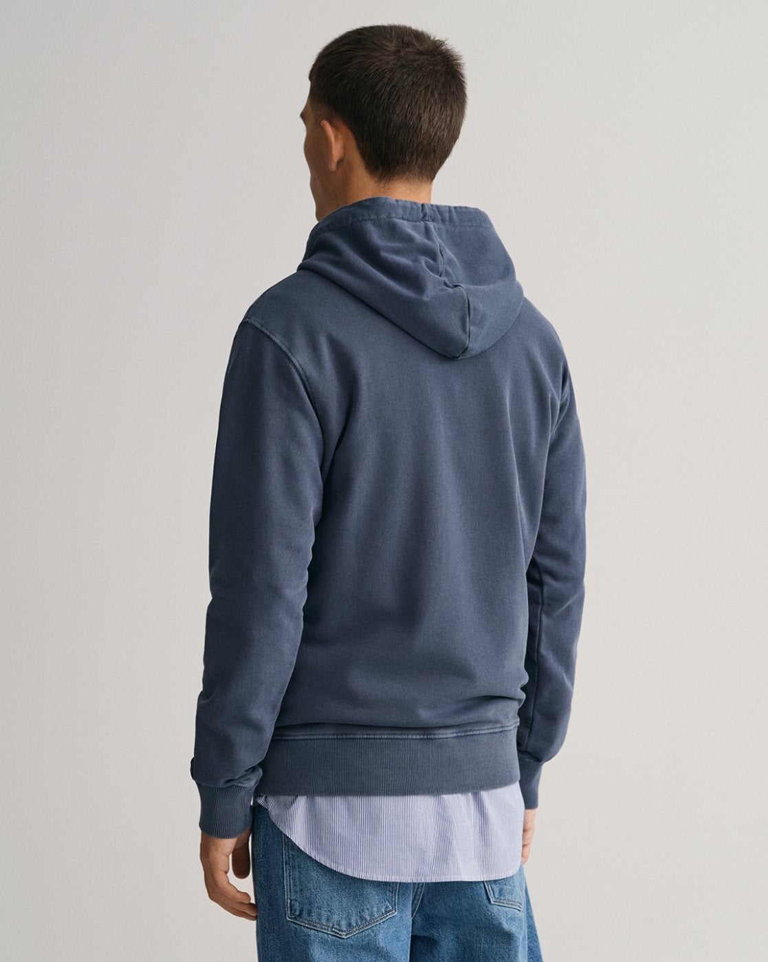 Vintage Premium Non Zipper Blue Hoodie – Styched Fashion