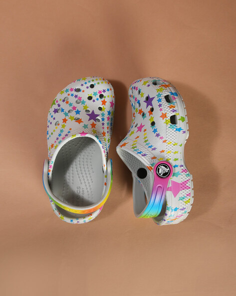 Crocs deals multicolor clogs