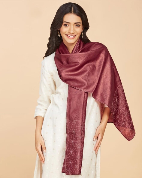 Desert Embroidery Stole Price in India