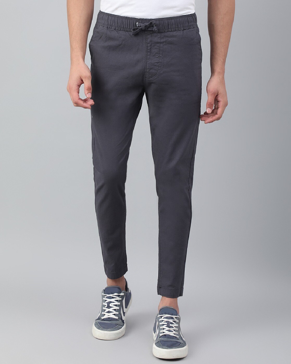 Buy Navy Trousers  Pants for Men by iVOC Online  Ajiocom