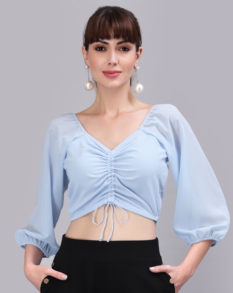 Buy Blue Tops for Women by AAYU-ALL ABOUT YOU Online