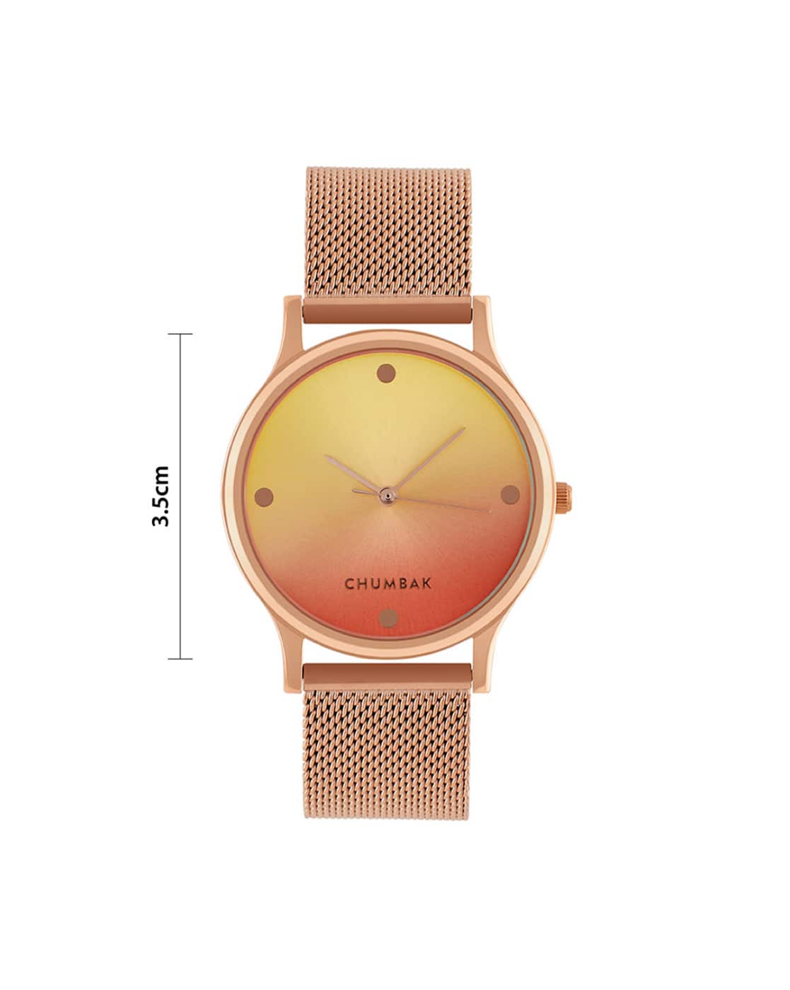 Buy Rose Gold Watches for Women by TEAL BY CHUMBAK Online