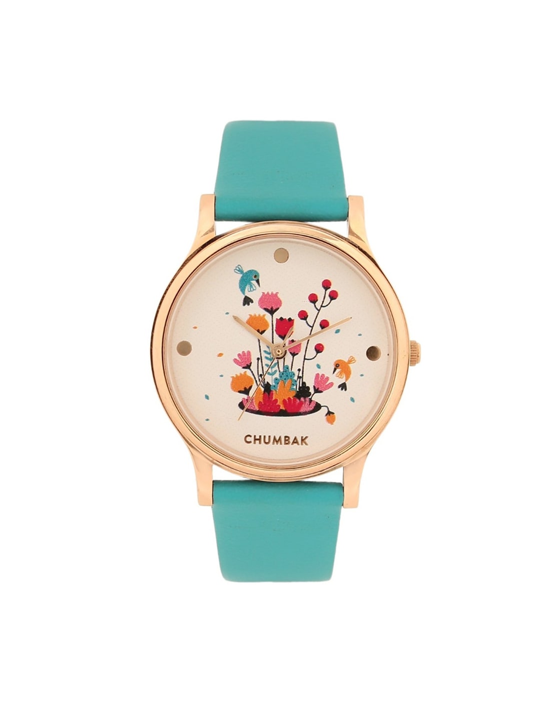 TEAL by Chumbak Ombre Aztec Watch-Peach