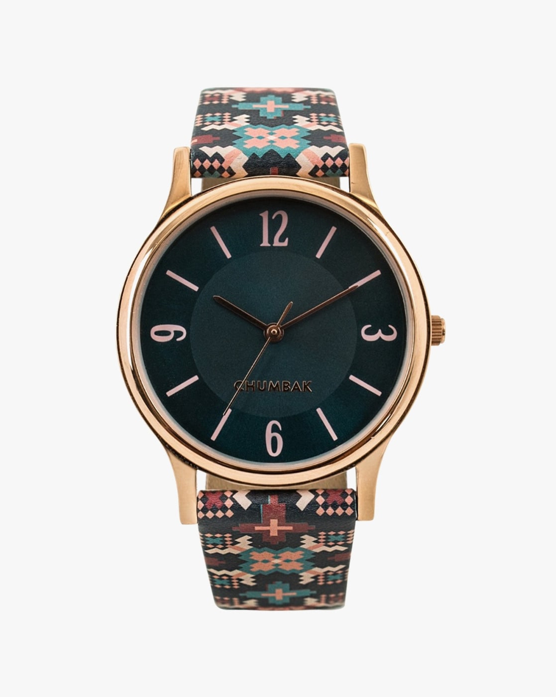 Chumbak Teal Aztec Printed Strap - Multicolor : Amazon.in: Watches-sonthuy.vn