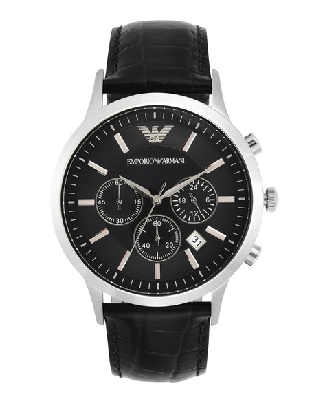 Buy Online Emporio Armani Men Round Black Watches | ar11242 | at Best Price  | Helios Store