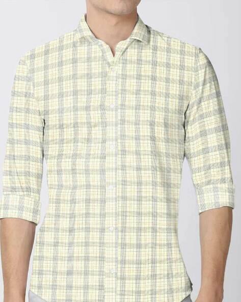 Buy Multicoloured Shirt Pieces for Men by Linen Club Online