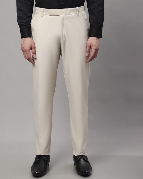 High Rise Tapered Crop Tailored Trouser | boohoo