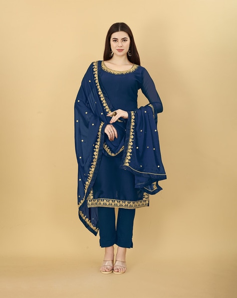 Straight Salwar Kameez (HOTLADY) Manufacturer, Supplier, Exporter, Surat,  Gujarat